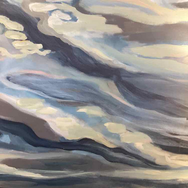 Blue Water Abstract Original Art