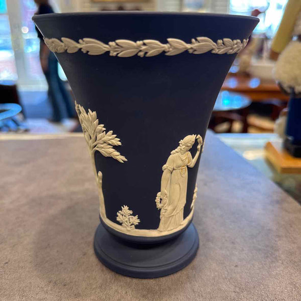 Blue Wedgwood Vase
