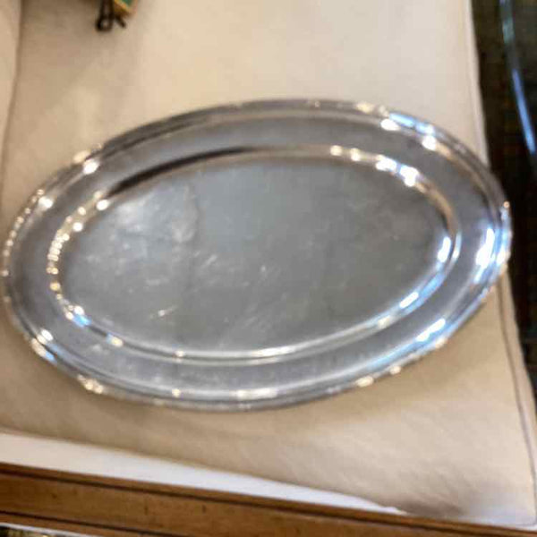 English Sheffield Oval Platter
