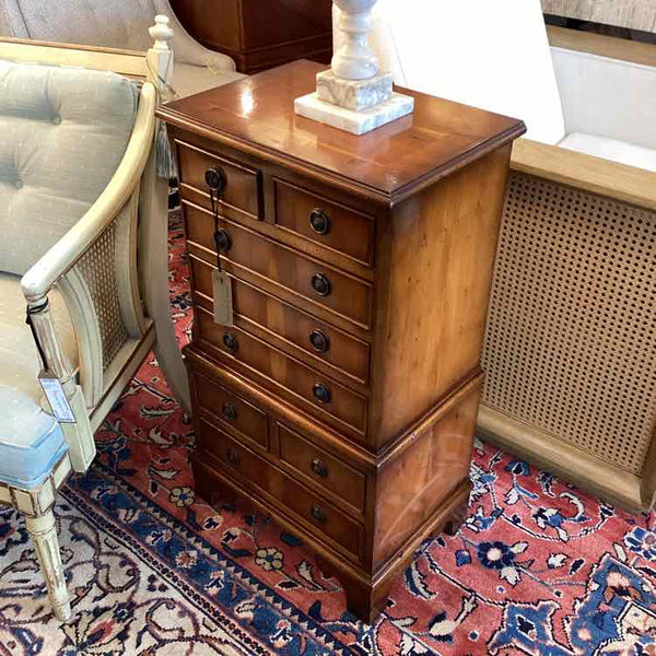 Antique Seven Drawer Inlaid Chest