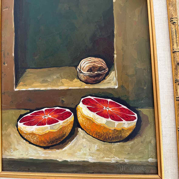 Grapefruit Still Life Oil Painting