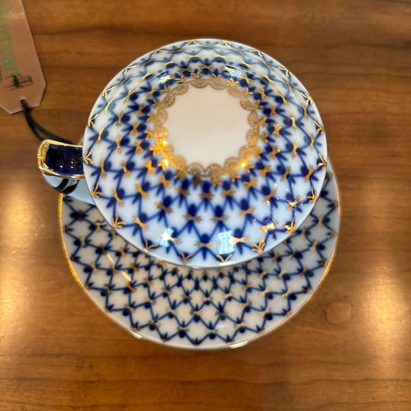Imperial Lomonosov Covered Mug & Saucer