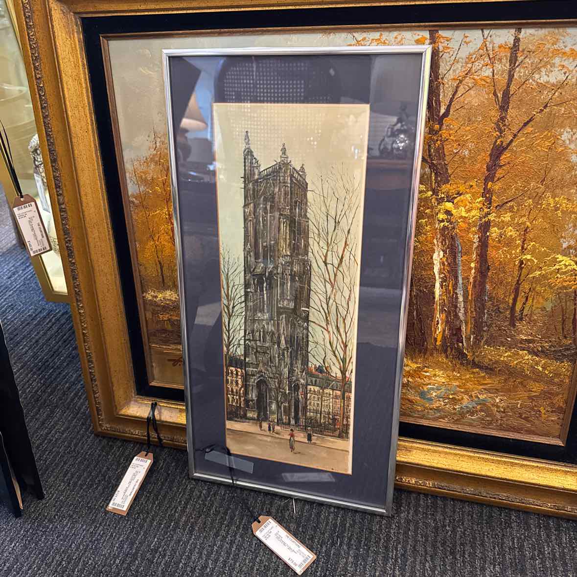 Framed "La Tour Saint Jacques"