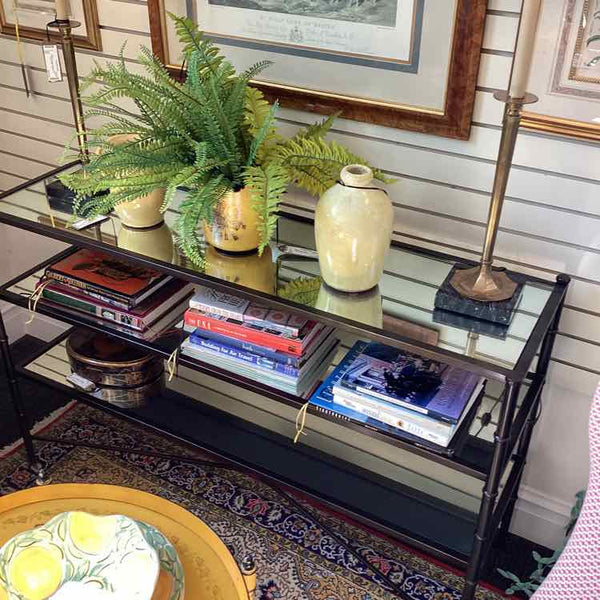 3 Shelf Metal ConsoleTable