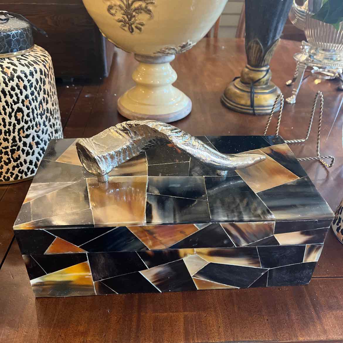 Polished Horn Box