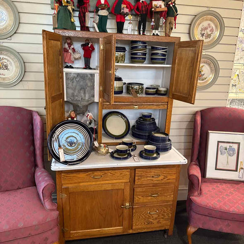 Hoosier Cabinet w/ Tin Counter