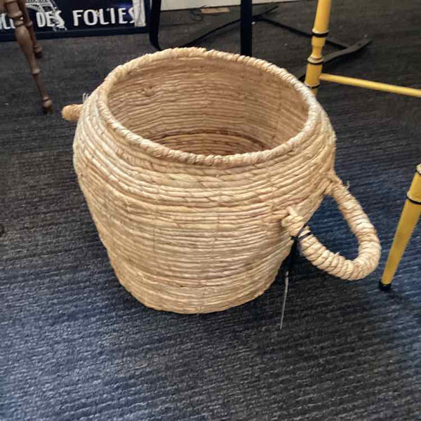 Large Woven Basket with Handles
