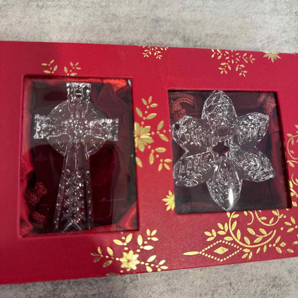 3 Waterford Ornaments (Mini w/Box)