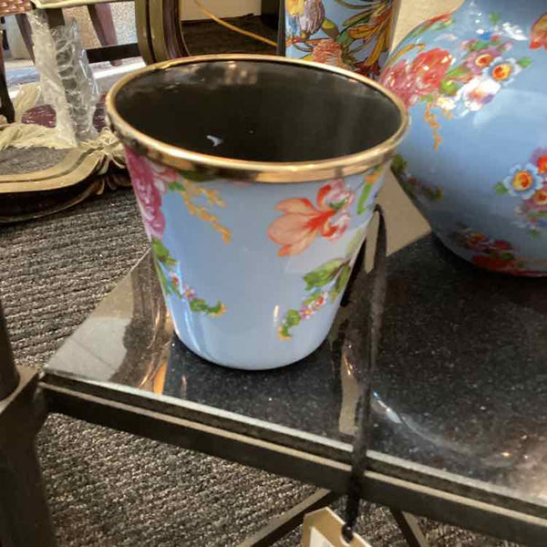 Blue Flowered Mackenzie-Childs Tumbler