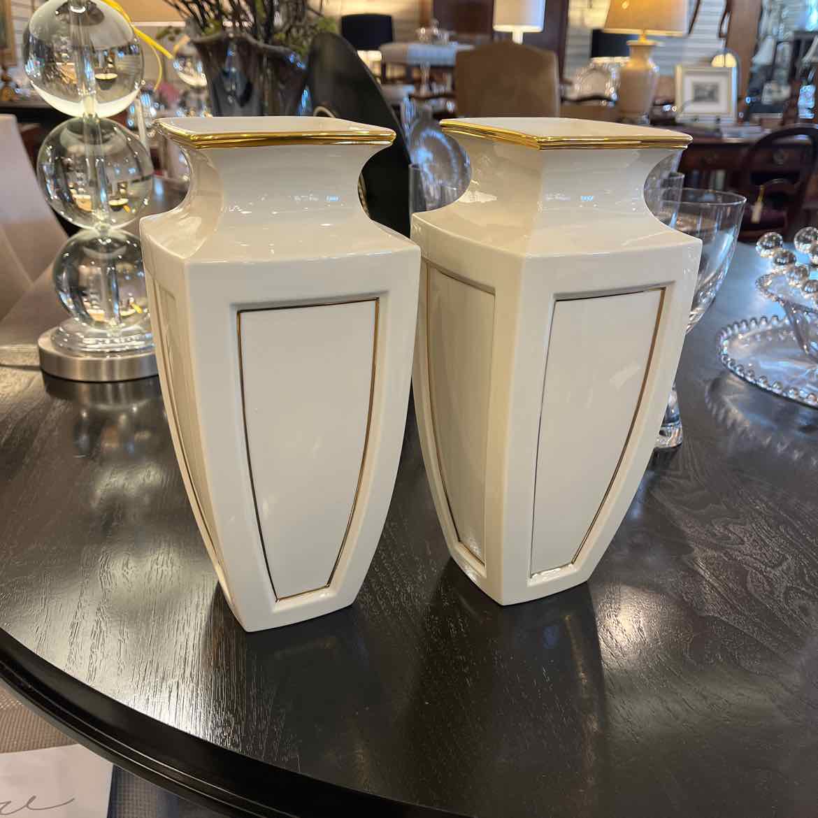 Pair Of Lenox American Vases