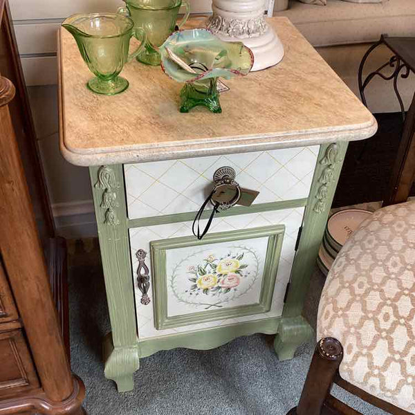 "As Is" Painted Nightstand