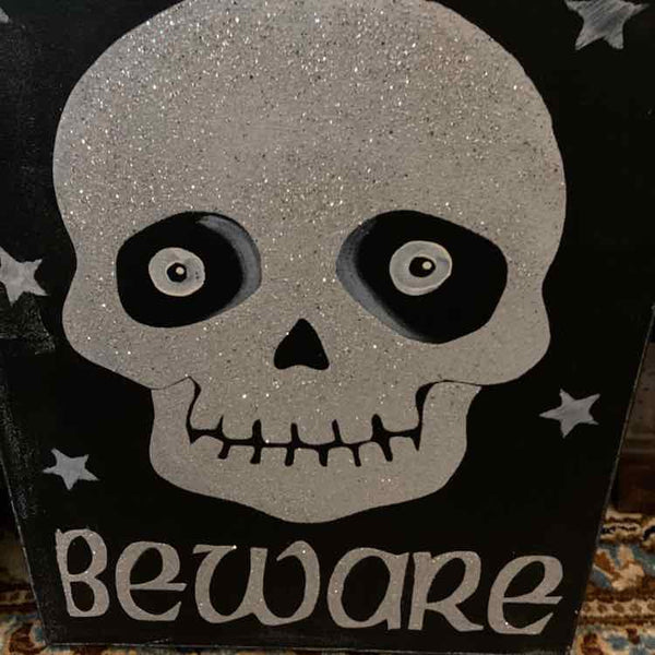 Skeleton Folk Art Wall Painting