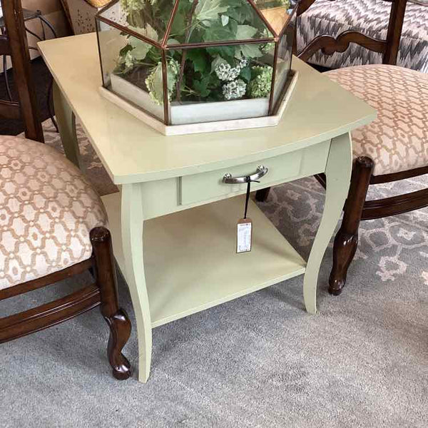 Pale Green End Table