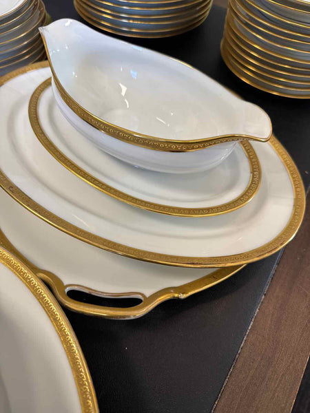 "As Is" 85 Piece Limoges "Florale" China