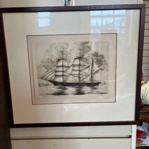 Antique Ship Print