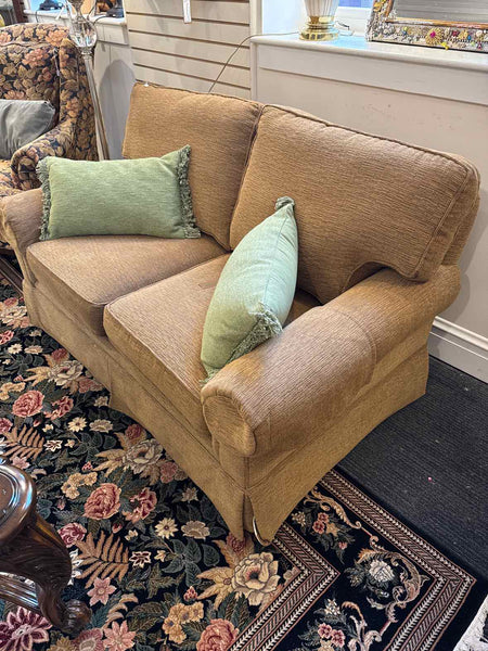 Berne Gold Upholstered Loveseat