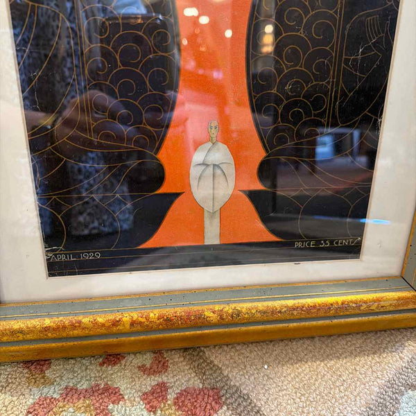 Framed Magazine Cover "Asia" - April 1929