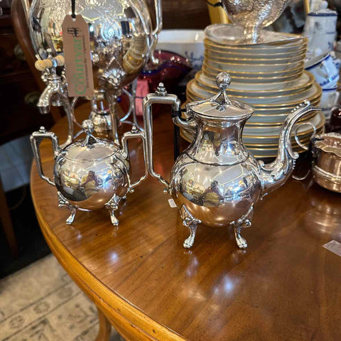Reed & Barton Silverplate Cream And Sugar