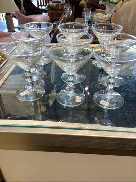Nine Candlewick Style Glasses