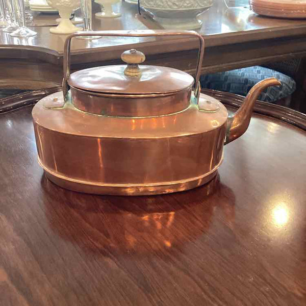 Antique Copper Tea Kettle