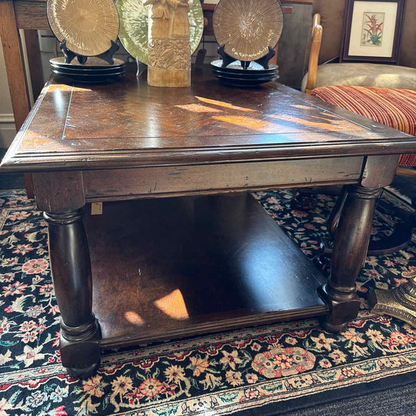 Parquet Top Coffee Table