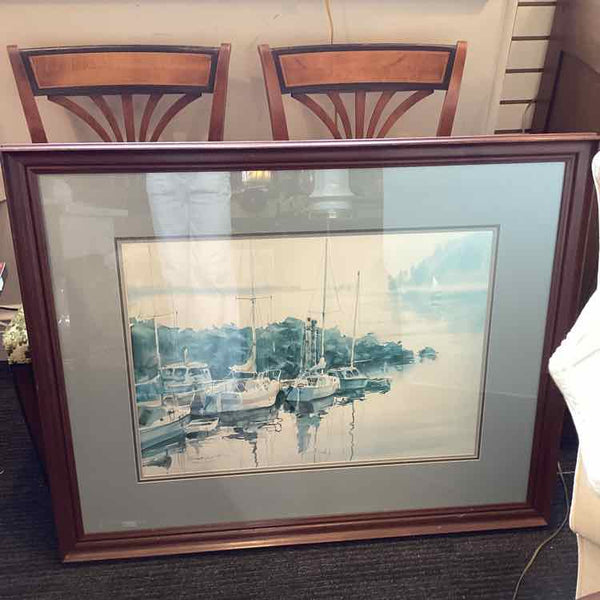 "Breakwater" Watercolor By Brent Heighton