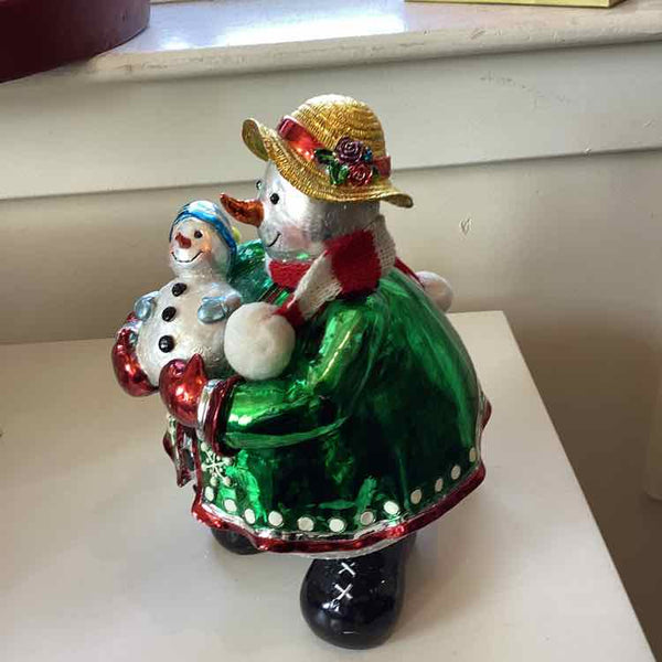 Snowwoman Holding Baby