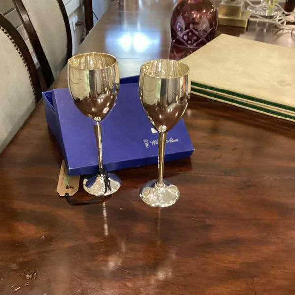 Pair Of William Adams Wedding Glasses