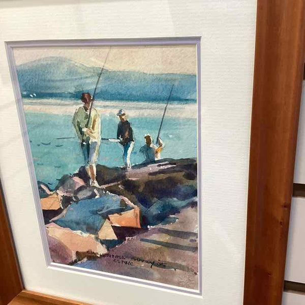 Fishermen Watercolor