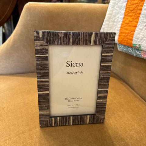 Black Gray Wood Frame