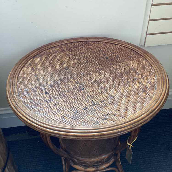 Round Rattan Table
