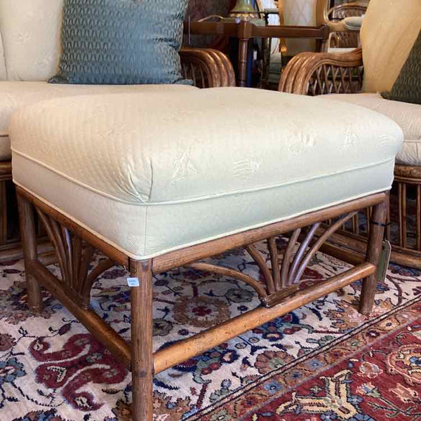 Rattan Ottoman