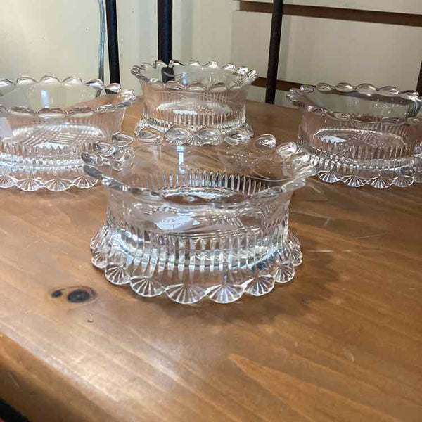 Set of 8  Glass Berry Bowls