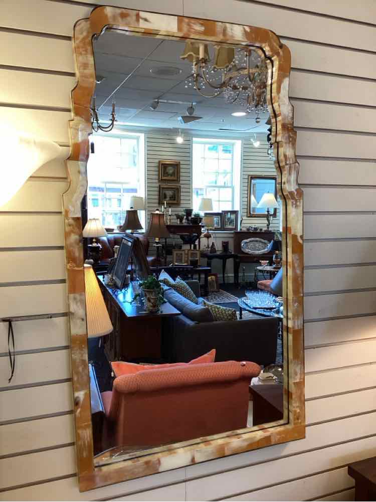Orange Horn Mirror