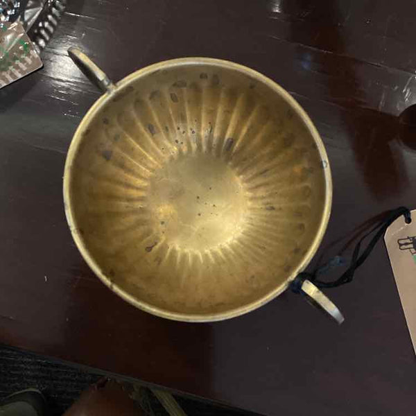 Brass Footed Compote Bowl