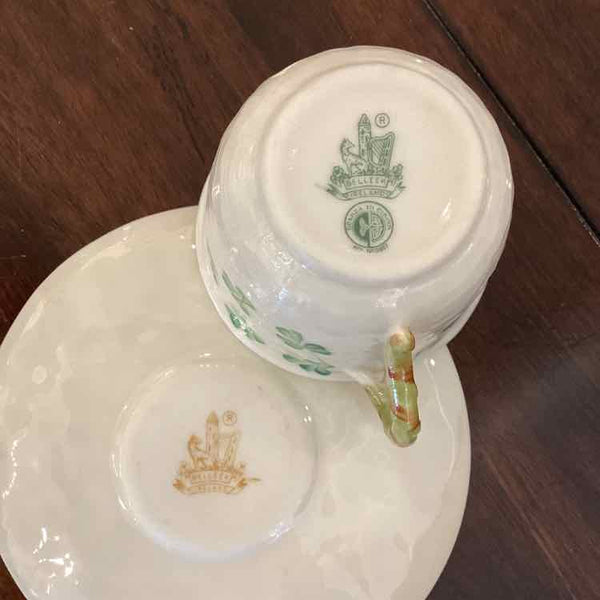 Belleek Teacup & Saucer
