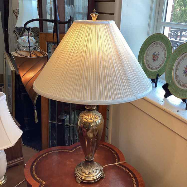 Pair of Brass Table Lamps