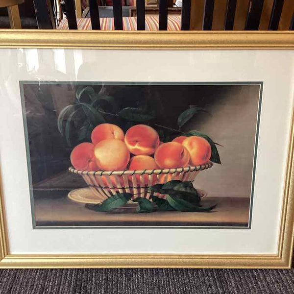 Print - "Peaches in Fruit Bowl"