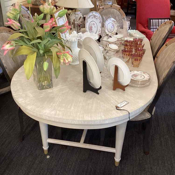 Oval Dining Table With Eight Side Chairs