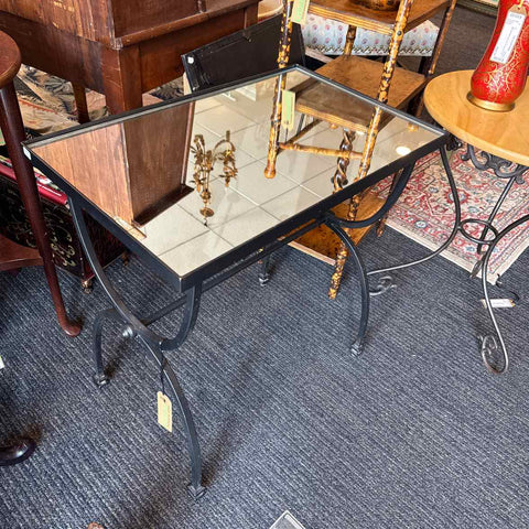 Iron Mirror Table