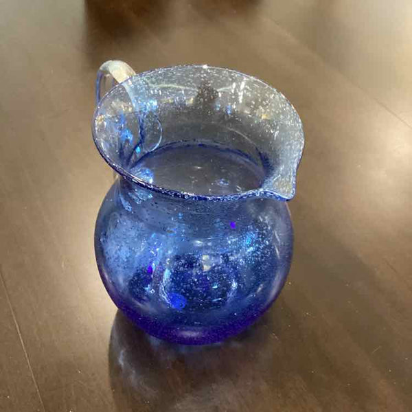 Cobalt Blue Glass Pitcher