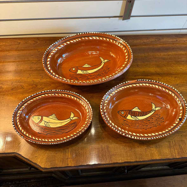 Three Mexican Serving Bowls