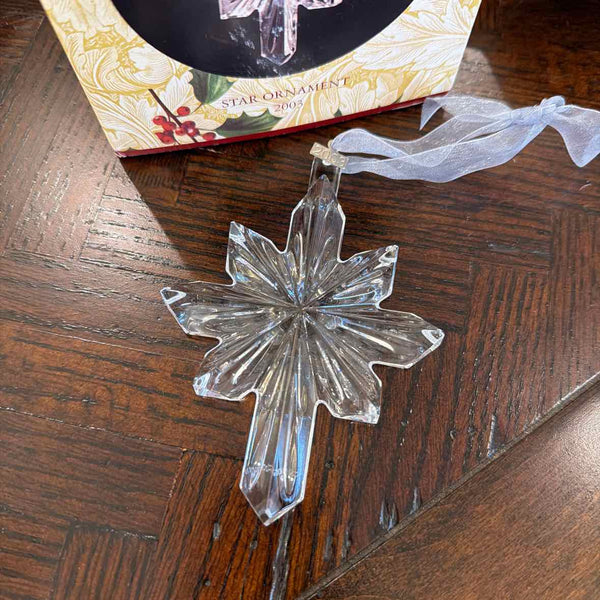 Waterford 2003 Star Ornament