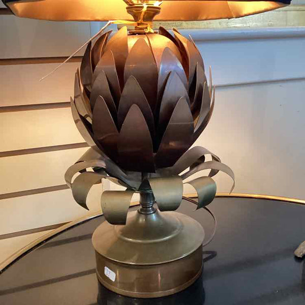 Copper Artichoke Table Lamp