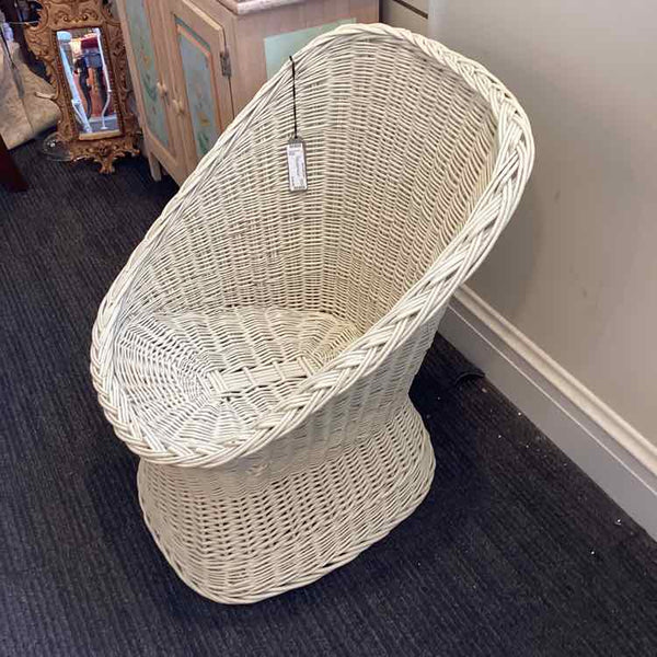White Wicker Chair