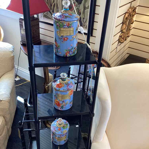 Three Mackenzie-Childs Canisters