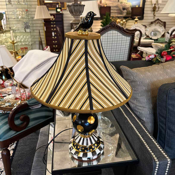 Mackenzie Childs Black-Tie Lamp