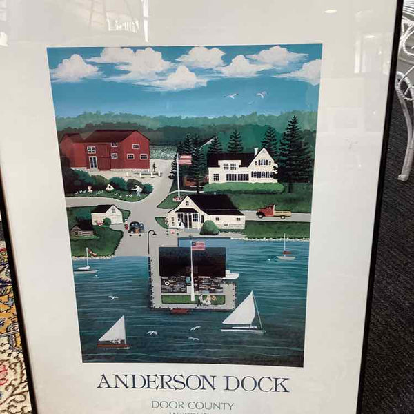 Door County Framed Print "Anderson Dock"