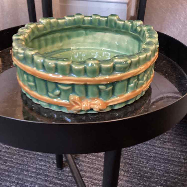 Ceramic Faux Bamboo Dish