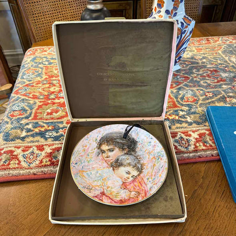 Hibel "Marilyn & Child" Plate